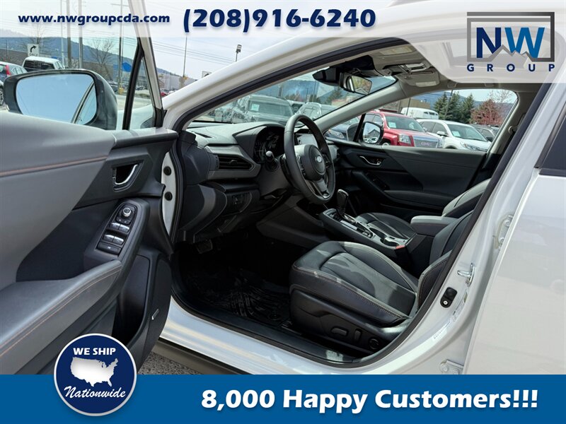 2024 Subaru Crosstrek Limited.  Fully Optioned. 6k miles. Sunroof! Crystal White Pearl-Exterior. Black-Interior. - Photo 5 - Post Falls, ID 83854