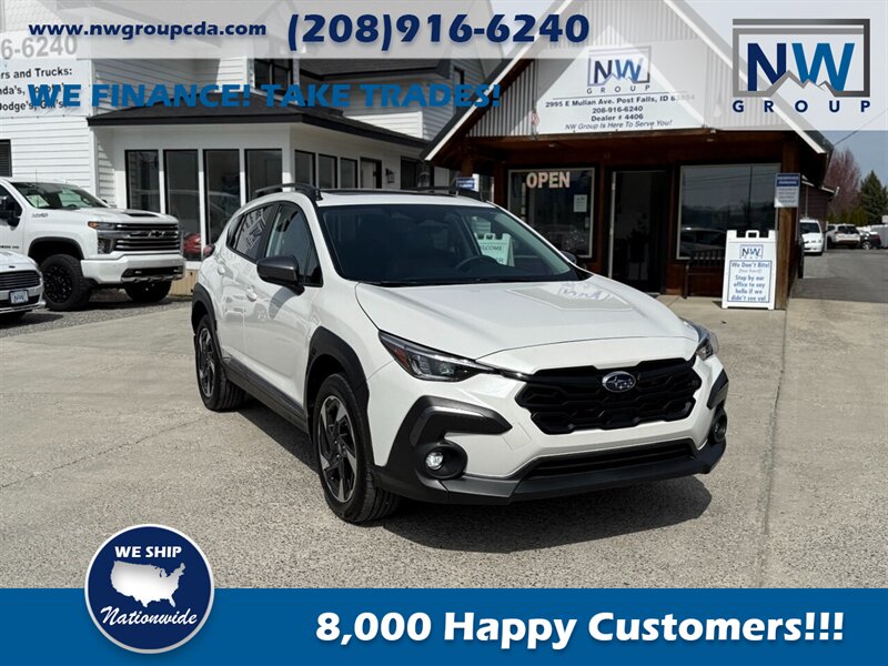 2024 Subaru Crosstrek Limited.  Fully Optioned. 6k miles. Sunroof! Crystal White Pearl-Exterior. Black-Interior. - Photo 20 - Post Falls, ID 83854