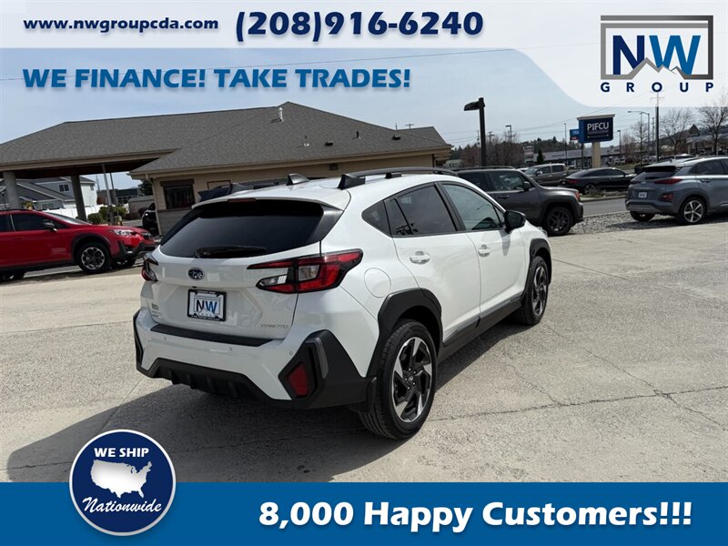 2024 Subaru Crosstrek Limited.  Fully Optioned. 6k miles. Sunroof! Crystal White Pearl-Exterior. Black-Interior. - Photo 30 - Post Falls, ID 83854