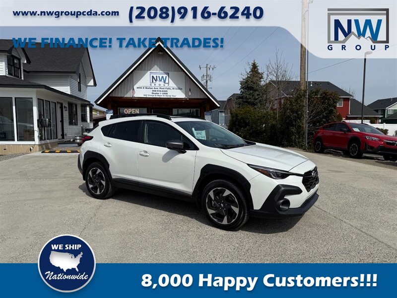 2024 Subaru Crosstrek Limited.  Fully Optioned. 6k miles. Sunroof! Crystal White Pearl-Exterior. Black-Interior. - Photo 35 - Post Falls, ID 83854