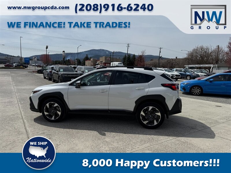 2024 Subaru Crosstrek Limited.  Fully Optioned. 6k miles. Sunroof! Crystal White Pearl-Exterior. Black-Interior. - Photo 24 - Post Falls, ID 83854