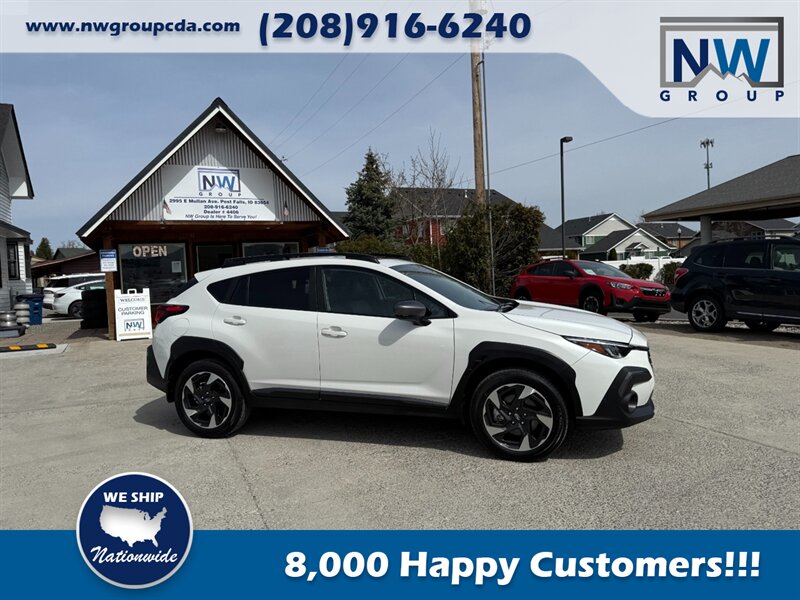 2024 Subaru Crosstrek Limited.  Fully Optioned. 6k miles. Sunroof! Crystal White Pearl-Exterior. Black-Interior. - Photo 34 - Post Falls, ID 83854