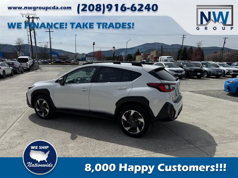 2024 Subaru Crosstrek Limited.  Fully Optioned. 6k miles. Sunroof! Crystal White Pearl-Exterior. Black-Interior. - Photo 25 - Post Falls, ID 83854