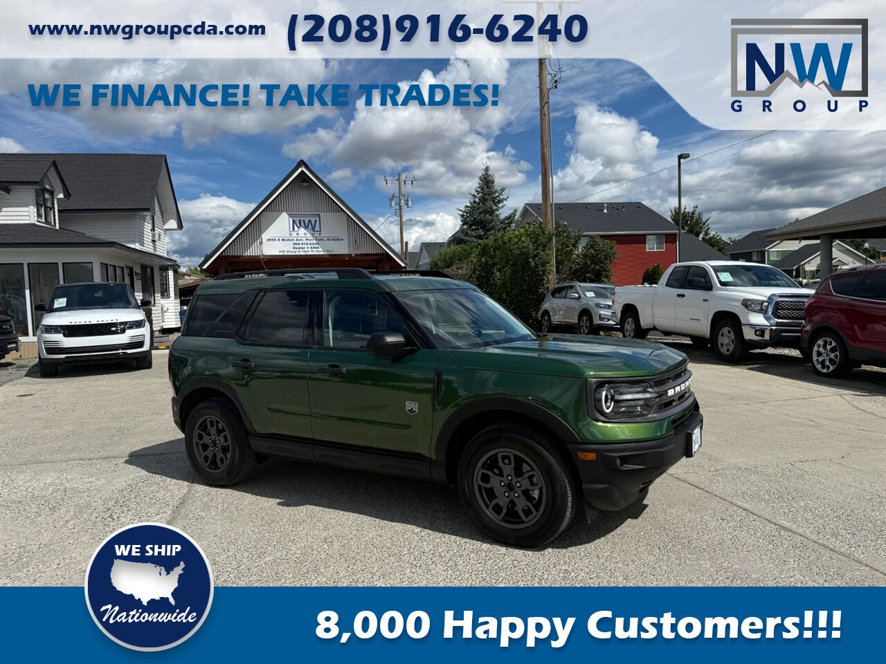 2024 Ford Bronco Sport Big Bend.  Spectacular Shape, Amazing SUV, Low Miles! No Damage! - Photo 1 - Post Falls, ID 83854