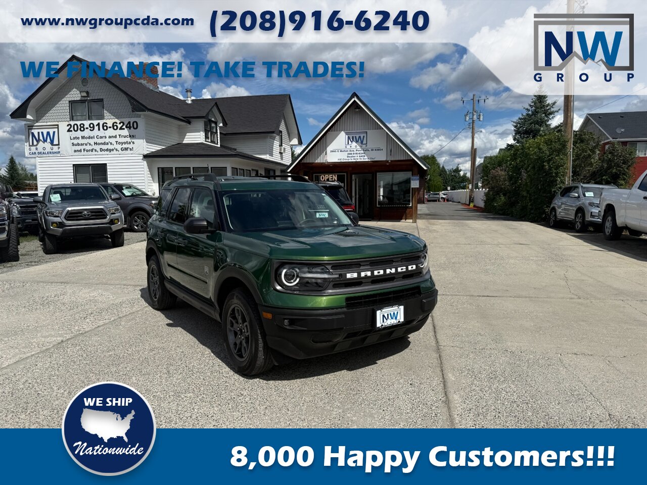 2024 Ford Bronco Sport Big Bend.  Spectacular Shape, Amazing SUV, Low Miles! No Damage! - Photo 2 - Post Falls, ID 83854