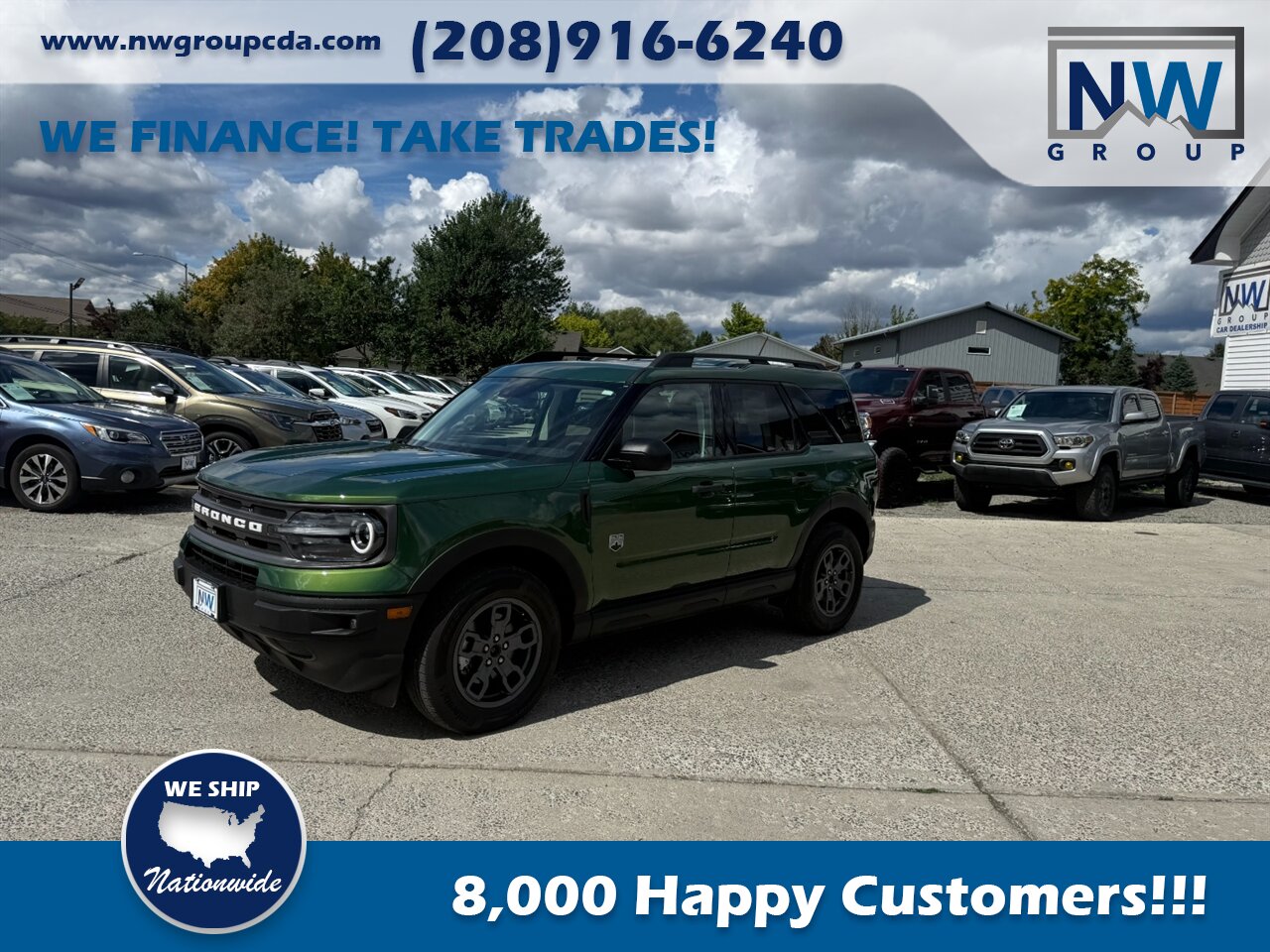 2024 Ford Bronco Sport Big Bend.  Spectacular Shape, Amazing SUV, Low Miles! No Damage! - Photo 4 - Post Falls, ID 83854