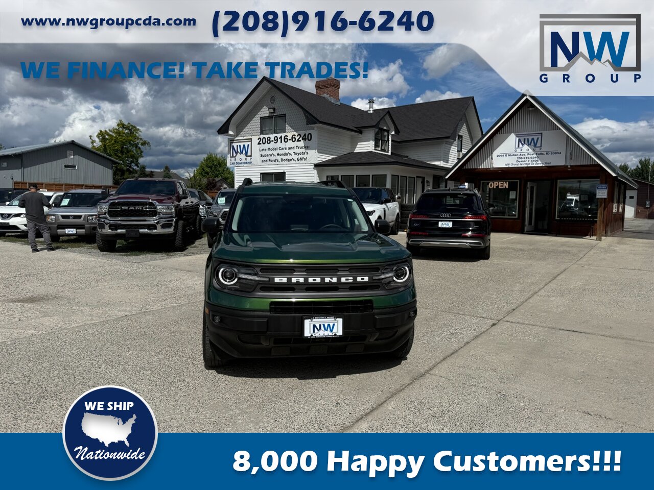 2024 Ford Bronco Sport Big Bend.  Spectacular Shape, Amazing SUV, Low Miles! No Damage! - Photo 3 - Post Falls, ID 83854