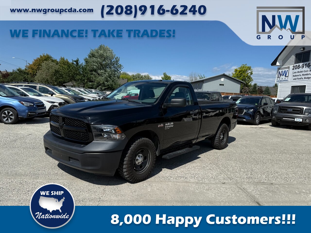 2019 RAM 1500 Classic Tradesman.  4X4. 8-Foot bed (Hard-to-find), Only 61k miles! - Photo 3 - Post Falls, ID 83854