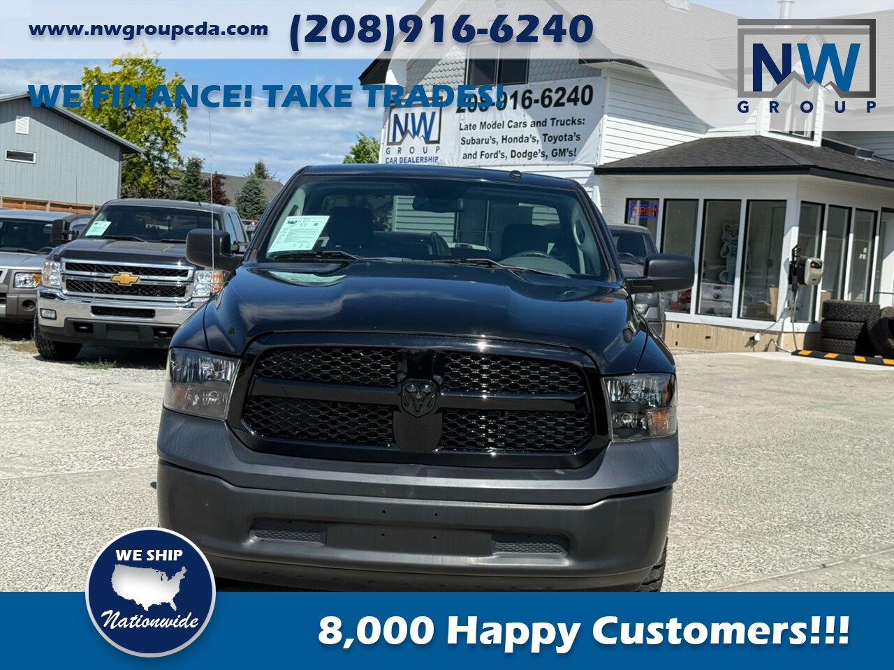 2019 RAM 1500 Classic Tradesman.  4X4. 8-Foot bed (Hard-to-find), Only 61k miles! - Photo 2 - Post Falls, ID 83854
