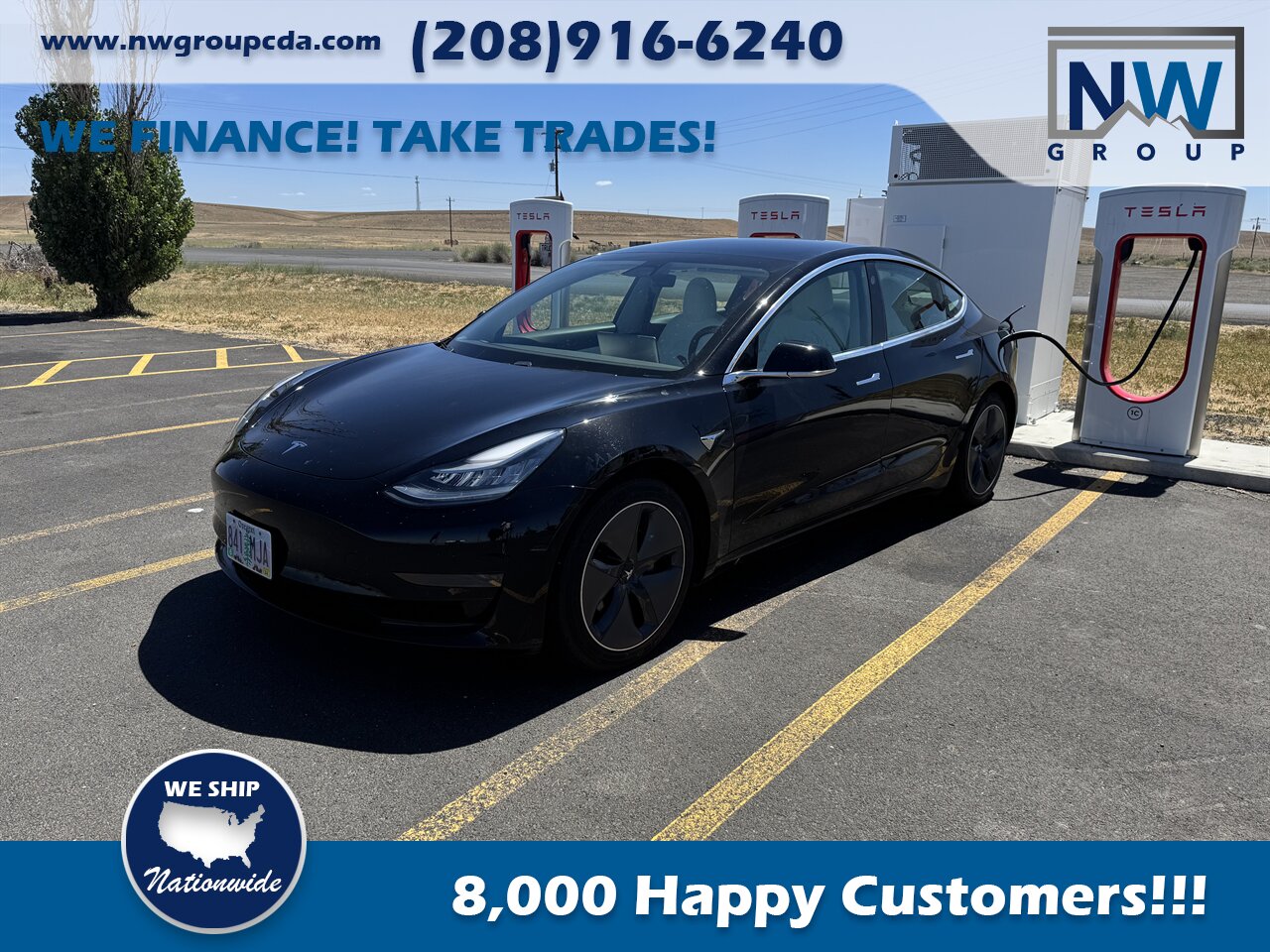 2020 Tesla Model 3 Standard Range Plus Clean Title (Clean History)! Full Self Driving. Nice Shape! Get $4k tax credits before they expire! - Photo 3 - Post Falls, ID 83854