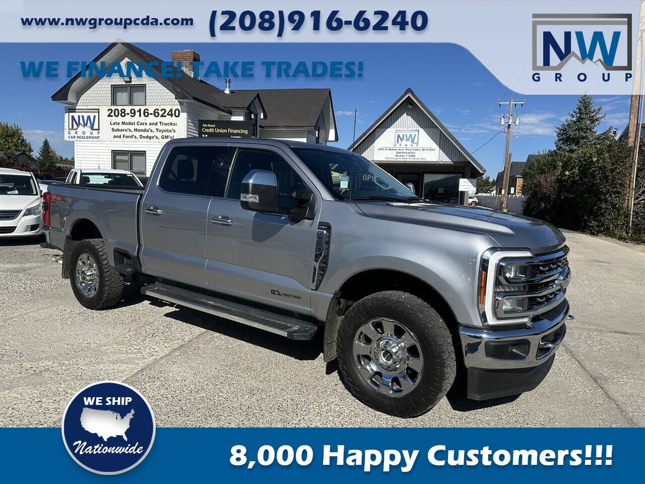 2023 Ford F-350 Super Duty Lariat Low Miles, Amazing Diesel Super Duty! 4x4, Lariat Package! - Photo 3 - Post Falls, ID 83854