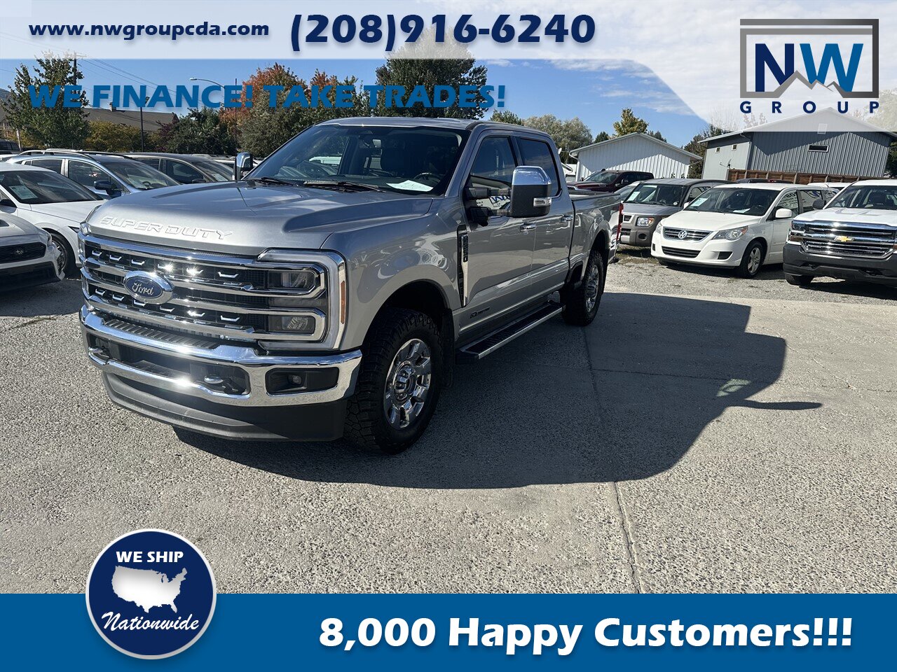 2023 Ford F-350 Super Duty Lariat Low Miles, Amazing Diesel Super Duty! 4x4, Lariat Package! - Photo 9 - Post Falls, ID 83854