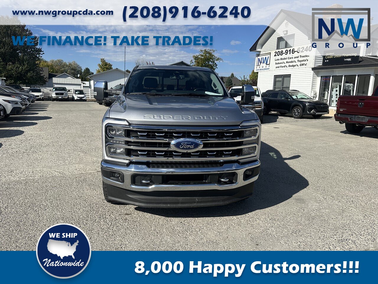 2023 Ford F-350 Super Duty Lariat Low Miles, Amazing Diesel Super Duty! 4x4, Lariat Package! - Photo 2 - Post Falls, ID 83854