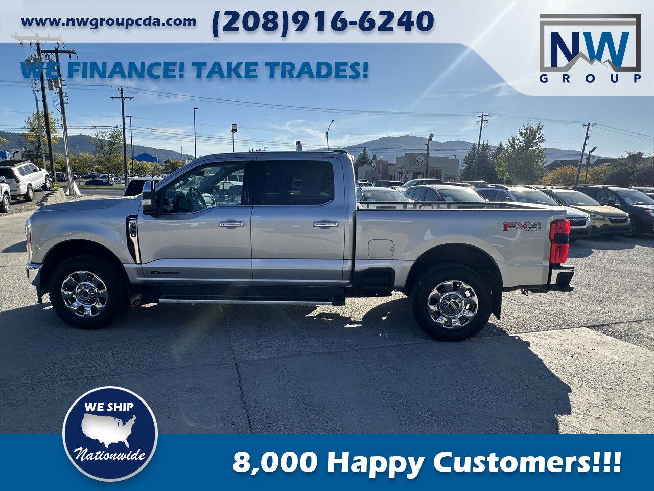 2023 Ford F-350 Super Duty Lariat Low Miles, Amazing Diesel Super Duty! 4x4, Lariat Package! - Photo 8 - Post Falls, ID 83854