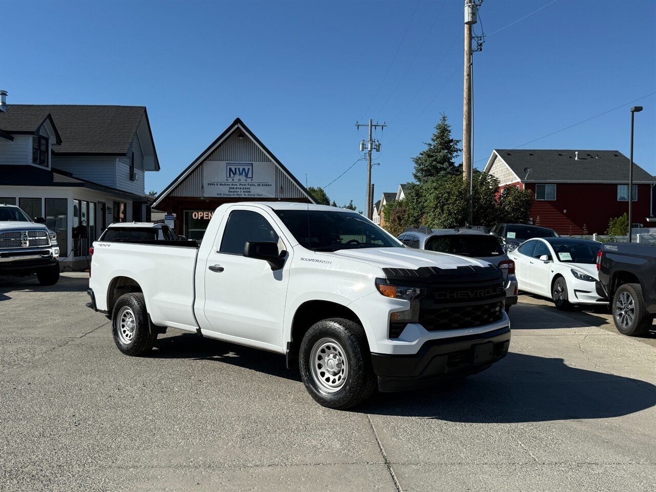 2022 Chevrolet Silverado 1500 Work Truck  Long Bed (8 foot). 4x4, 5.3L V8. Nice Truck! Very Clean! - Photo 1 - Post Falls, ID 83854