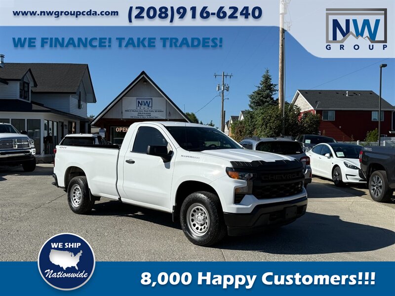 2022 Chevrolet Silverado 1500 8 FOOT BED.  4x4, 5.3L V8. Nice Truck! Very Clean!