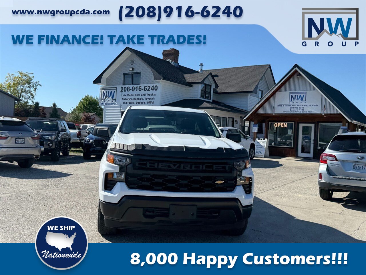 2022 Chevrolet Silverado 1500 8 FOOT BED. 4x4, 5.3L V8. Nice Truck! Very Clean! - Photo 2 - Post Falls, ID 83854