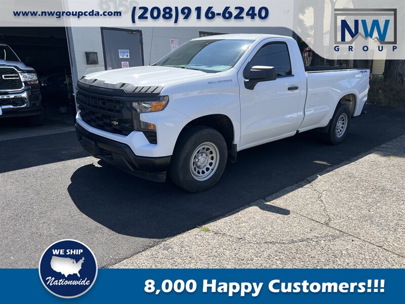 2022 Chevrolet Silverado 1500 8 FOOT BED.  4x4, 5.3L V8. Nice Truck! Very Clean!