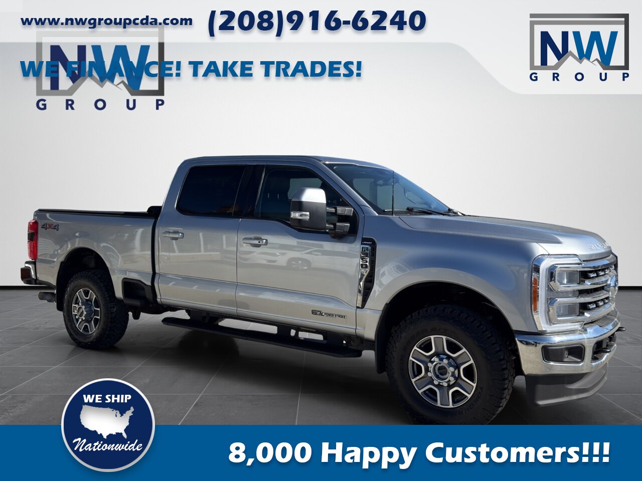 2023 Ford F-350 Super Duty Lariat Like New, Clean Title, Clean Carfax, Amazing Diesel Truck. Freshly Serviced! - Photo 1 - Post Falls, ID 83854