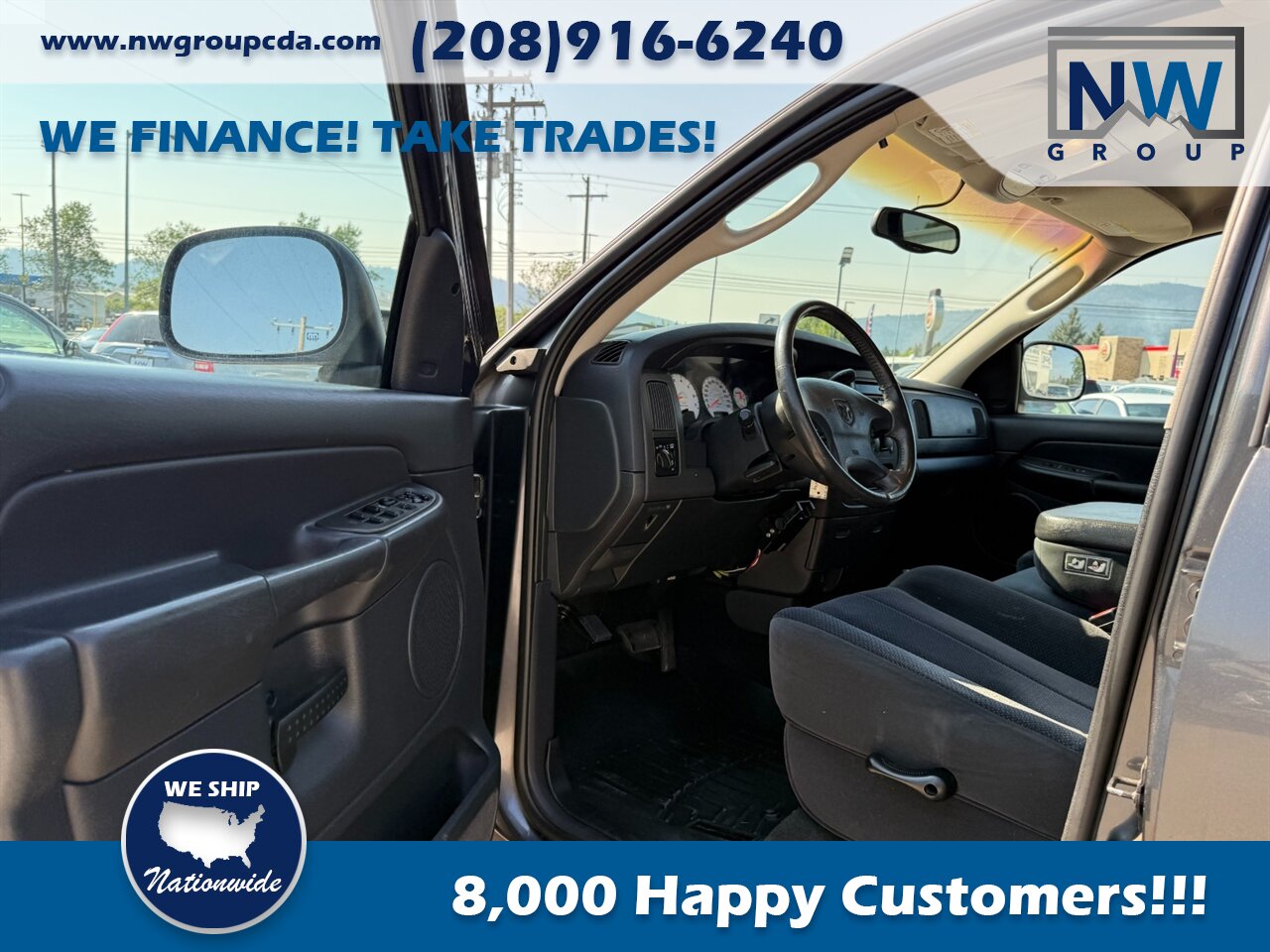 2002 Dodge Ram 1500 SLT 4dr Quad Cab SLT Low Miles, Nice Truck! 4x4 - Photo 8 - Post Falls, ID 83854