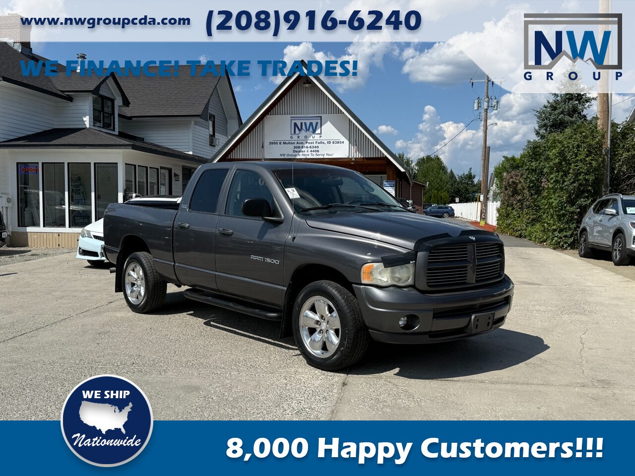 2002 Dodge Ram 1500 SLT 4dr Quad Cab SLT - Photo 1 - Post Falls, ID 83854