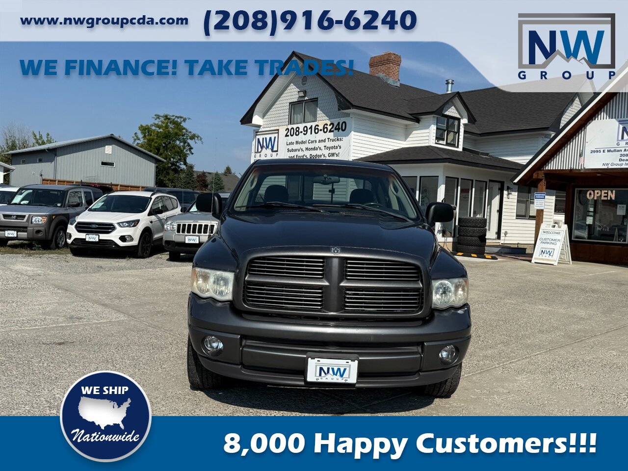 2002 Dodge Ram 1500 SLT 4dr Quad Cab SLT Low Miles, Nice Truck! 4x4 - Photo 2 - Post Falls, ID 83854