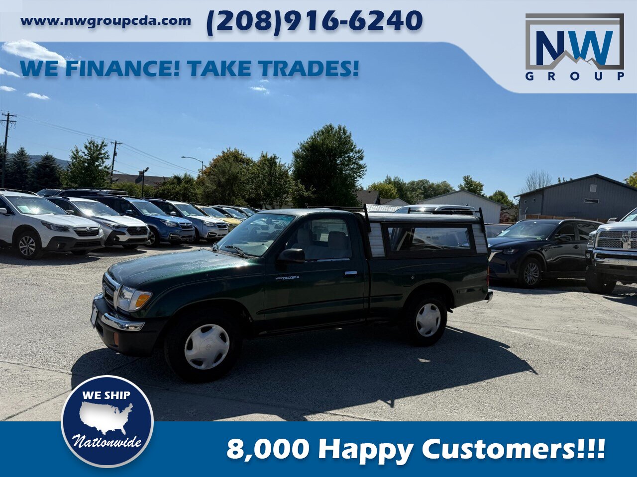 2000 Toyota Tacoma Canopy,  Fully Serviced, Nice Pick Up Truck with Great Economy! - Photo 4 - Post Falls, ID 83854