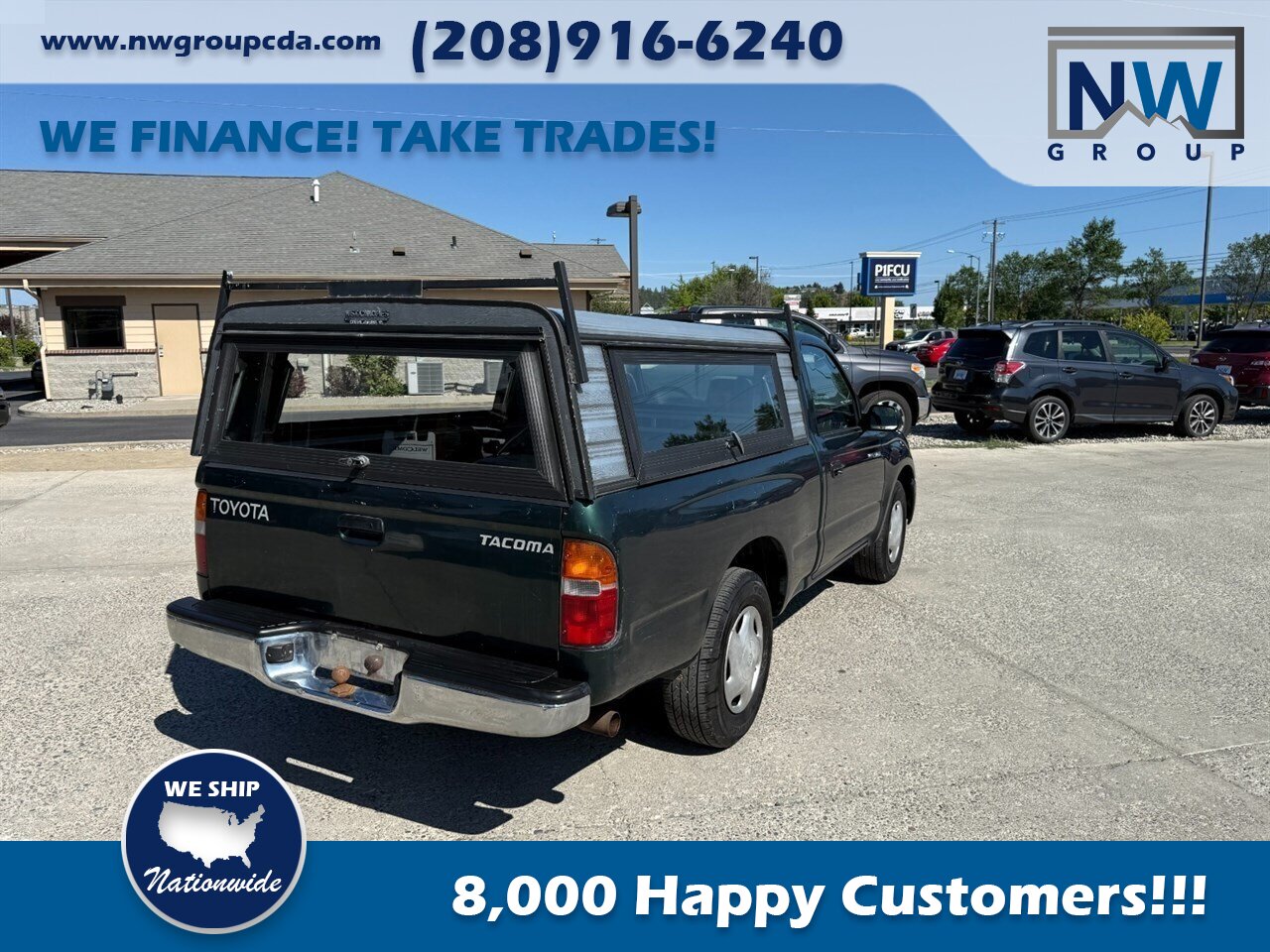 2000 Toyota Tacoma Canopy,  Fully Serviced, Nice Pick Up Truck with Great Economy! - Photo 14 - Post Falls, ID 83854