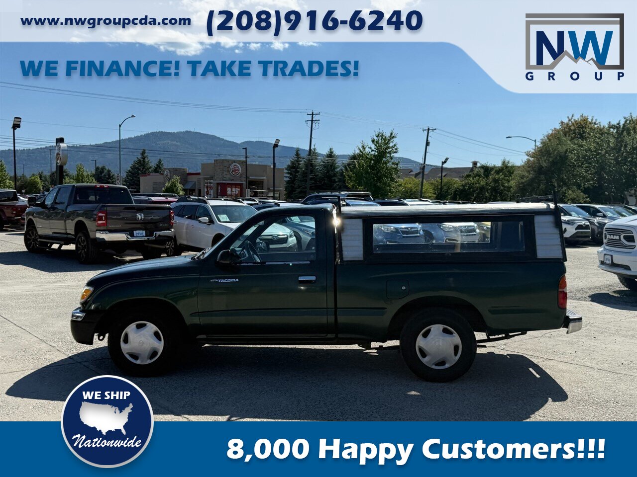 2000 Toyota Tacoma Canopy,  Fully Serviced, Nice Pick Up Truck with Great Economy! - Photo 25 - Post Falls, ID 83854