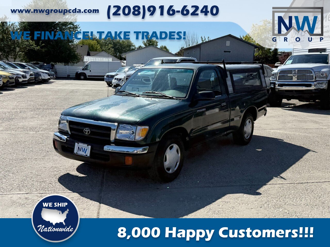 2000 Toyota Tacoma Canopy,  Fully Serviced, Nice Pick Up Truck with Great Economy! - Photo 23 - Post Falls, ID 83854