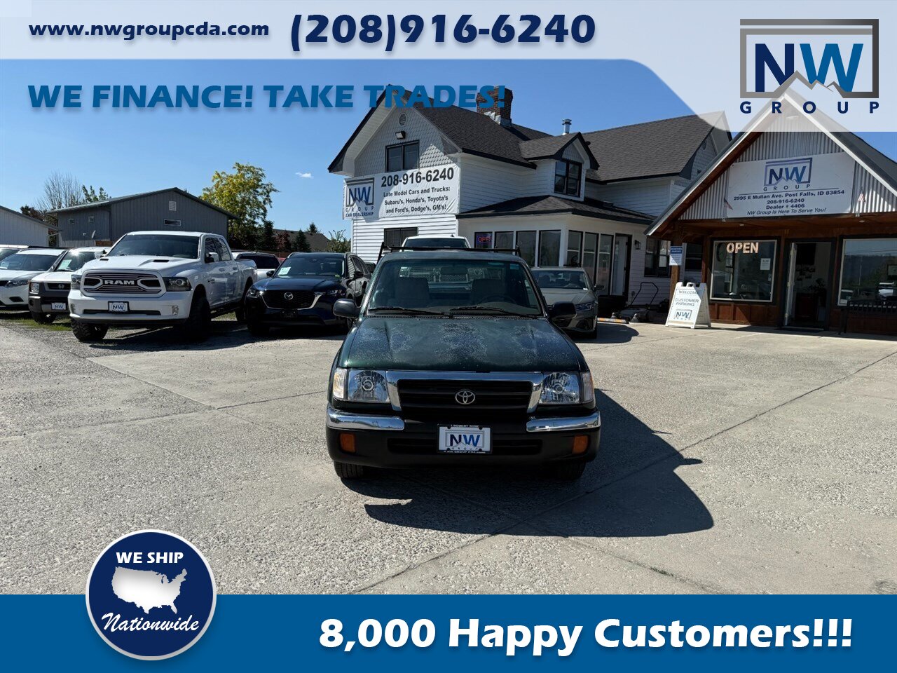 2000 Toyota Tacoma Canopy,  Fully Serviced, Nice Pick Up Truck with Great Economy! - Photo 2 - Post Falls, ID 83854