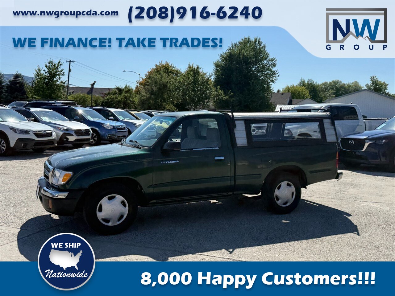 2000 Toyota Tacoma Canopy,  Fully Serviced, Nice Pick Up Truck with Great Economy! - Photo 24 - Post Falls, ID 83854