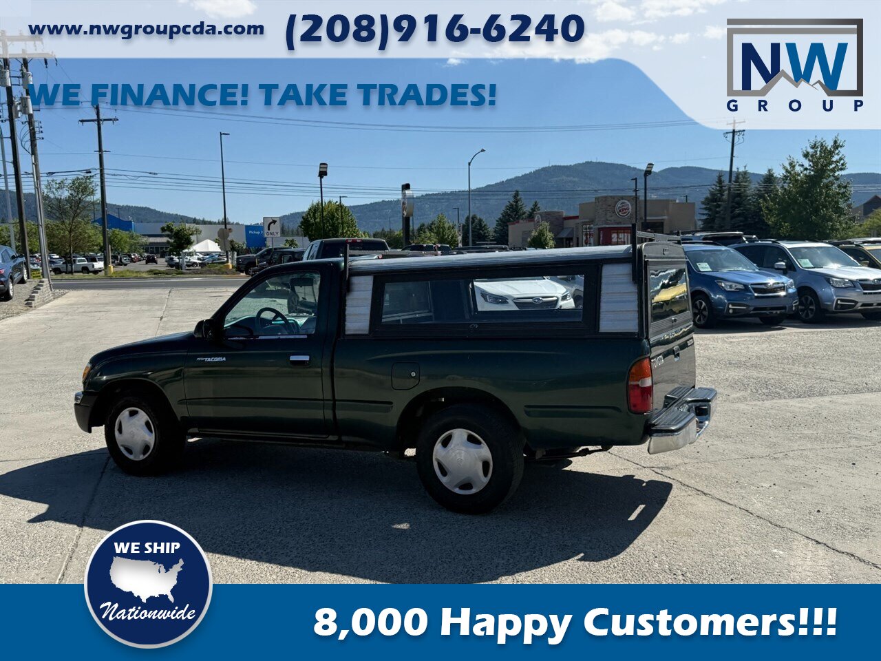 2000 Toyota Tacoma Canopy,  Fully Serviced, Nice Pick Up Truck with Great Economy! - Photo 26 - Post Falls, ID 83854