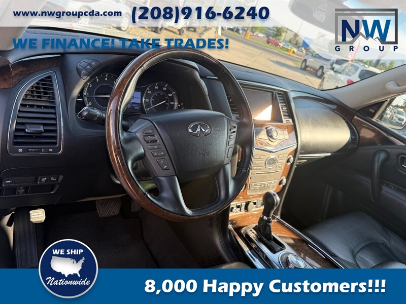 2014 INFINITI QX80 Timing Chain & Water Pump Replaced, New Tires,  Transmission Serviced, Clean Title, AWD. Fully Loaded. - Photo 9 - Post Falls, ID 83854