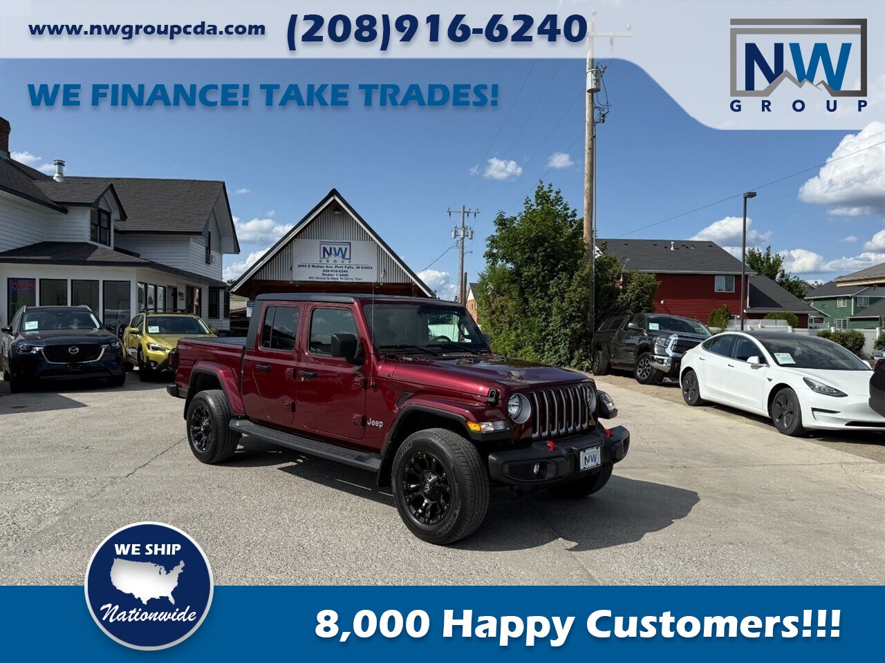 2022 Jeep Gladiator Overland  4x4  Only 10k Miles – Like New! - Photo 2 - Post Falls, ID 83854