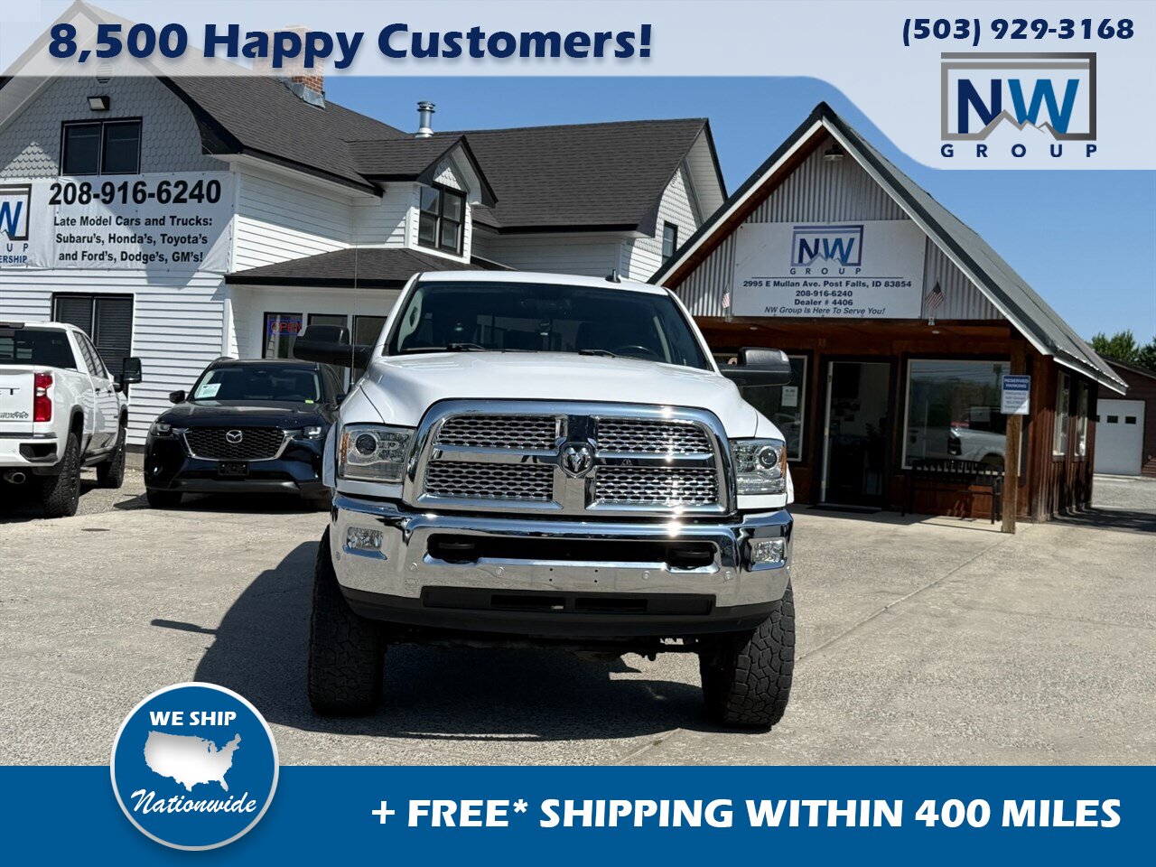 2018 RAM 2500 Laramie. Lifted, Mega Cab, Amazing Truck! Nice Wheels/Tires Package, Loaded with Options! - Photo 2 - Post Falls, ID 83854