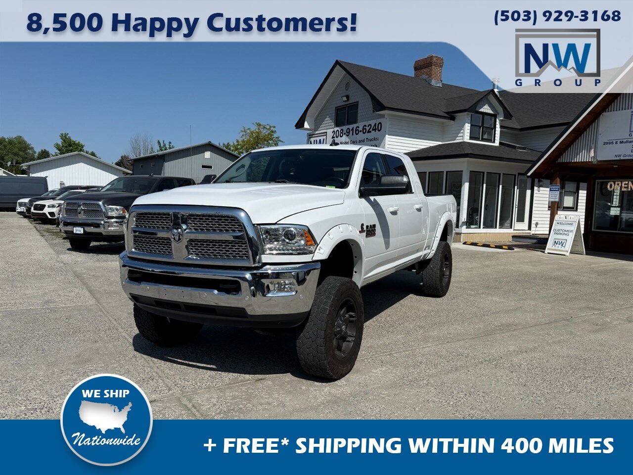 2018 RAM 2500 Laramie. Lifted, Mega Cab, Amazing Truck! Nice Wheels/Tires Package, Loaded with Options! - Photo 3 - Post Falls, ID 83854