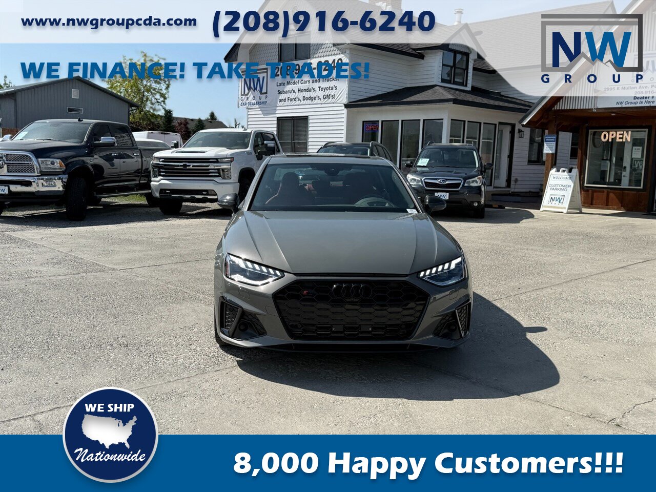 2023 Audi S4 3.0T quattro Prestige AWD, 16k miles, Alloy Wheels, Sunroof! - Photo 2 - Post Falls, ID 83854