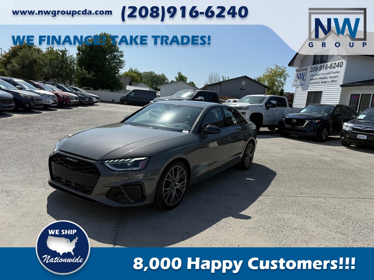 2023 Audi S4 3.0T quattro Prestige AWD, 16k miles, Alloy Wheels, Sunroof! - Photo 3 - Post Falls, ID 83854