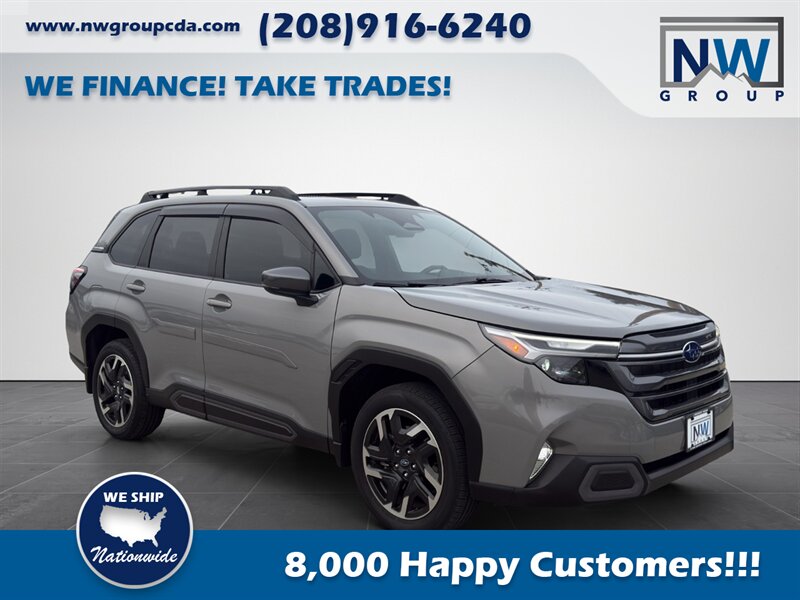 2025 Subaru Forester Limited  Comfortable Daily Driver with Push-to- start, Updated Interior Specs, Fun Exterior Color, AWD!!