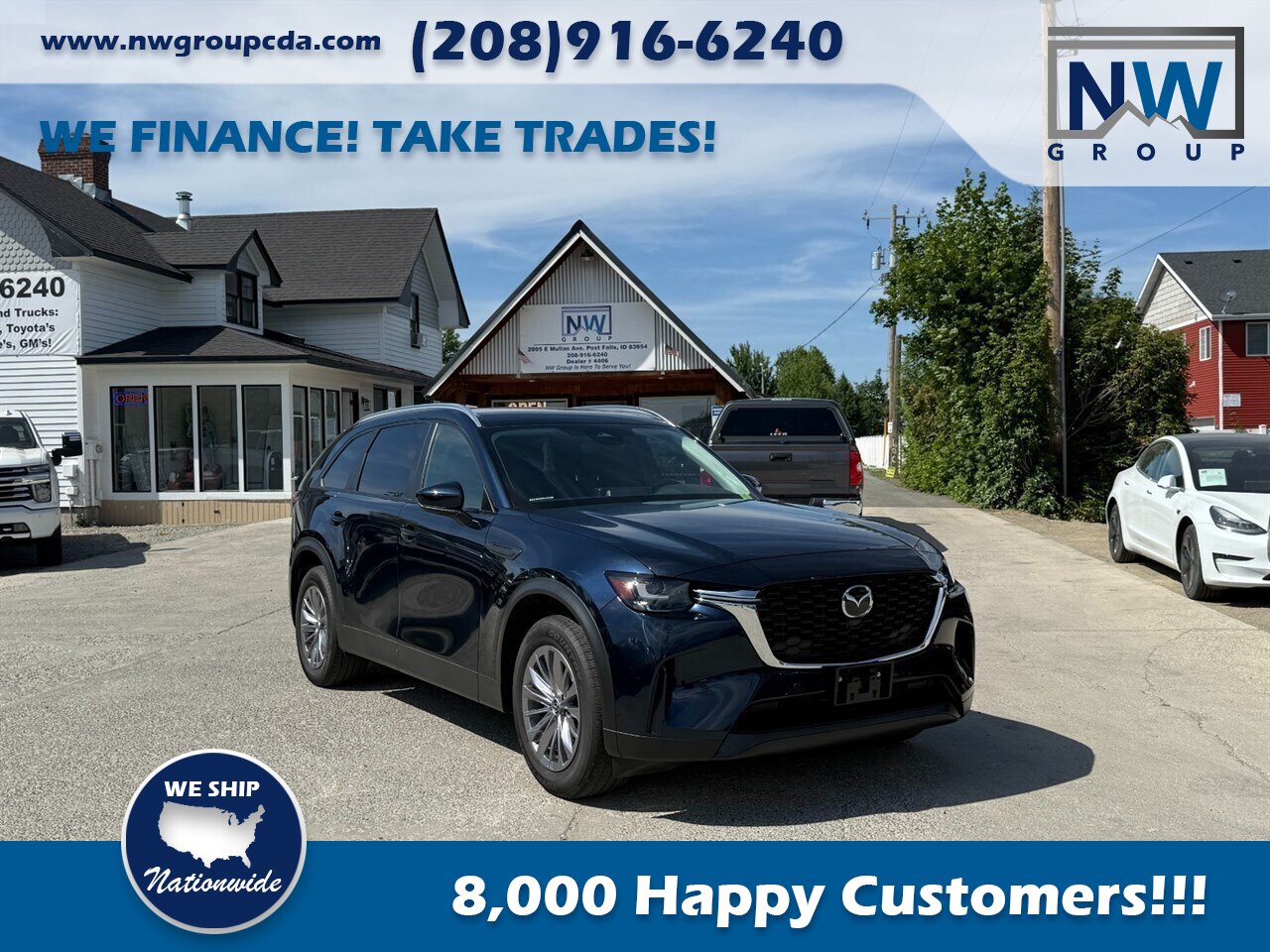 2024 Mazda CX-90 3.3 Turbo Select.  3 rows of seats, 4k miles, Nice SUV! - Photo 1 - Post Falls, ID 83854