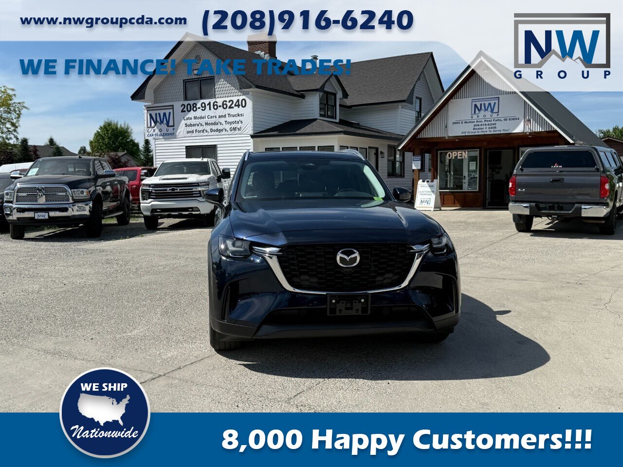 2024 Mazda CX-90 3.3 Turbo Select.  3 rows of seats, 4k miles, Nice SUV! - Photo 2 - Post Falls, ID 83854
