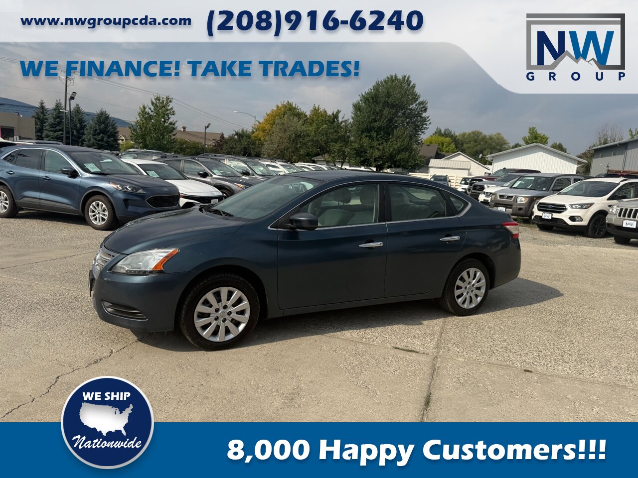 2015 Nissan Sentra SV. 120k miles, Great Compact Car, Budget Friendly, Financing Available! - Photo 3 - Post Falls, ID 83854