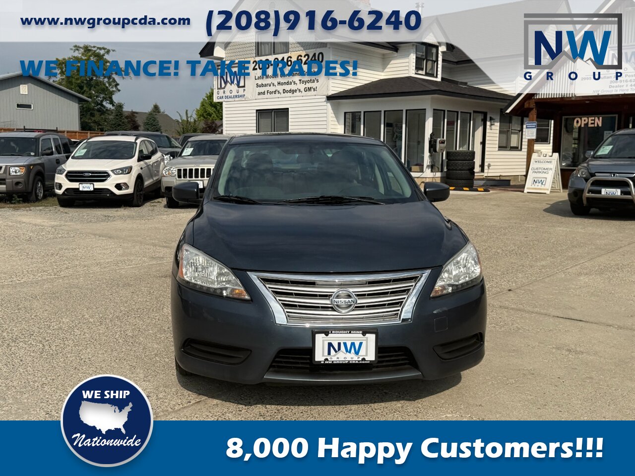 2015 Nissan Sentra SV. 120k miles, Great Compact Car, Budget Friendly, Financing Available! - Photo 2 - Post Falls, ID 83854