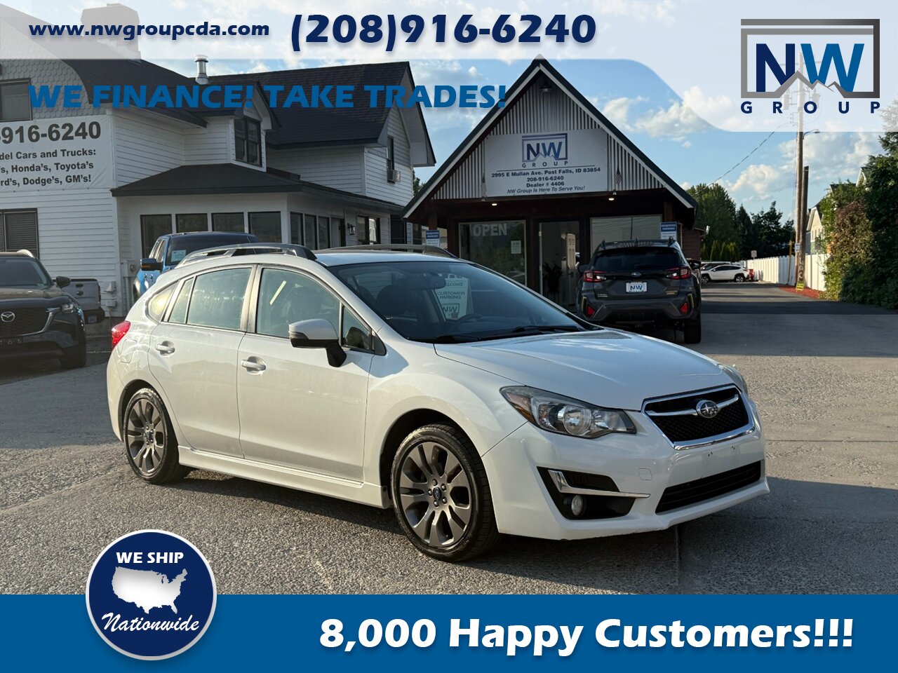 2015 Subaru Impreza 2.0i Sport Premium. Manual (5-speed), 62k miles, Alloy Wheels! - Photo 1 - Post Falls, ID 83854