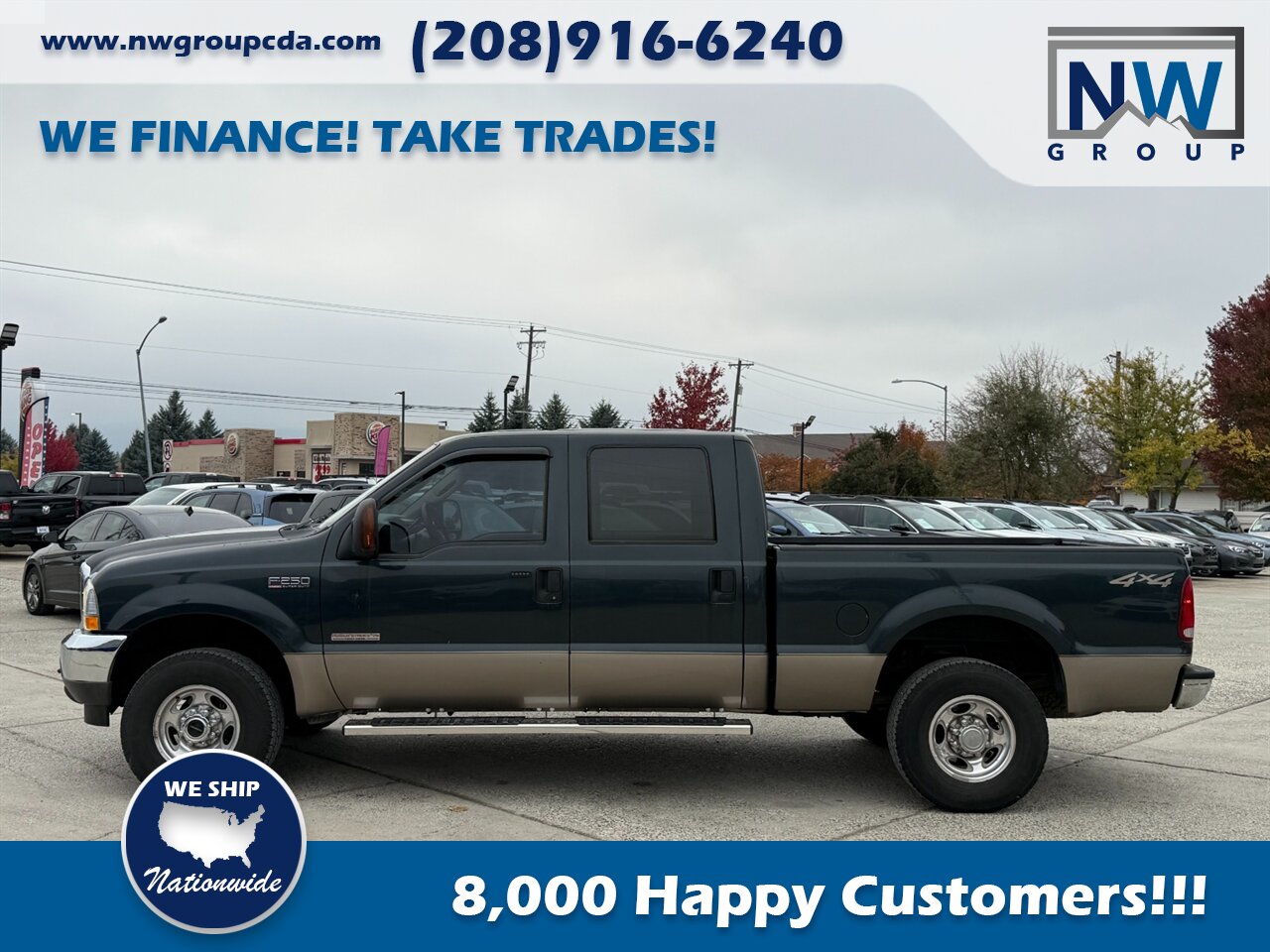2004 Ford F-250 Super Duty Lariat 4d  TURBO-DIESEL. $5k Service Done at 182k miles. - Photo 4 - Post Falls, ID 83854