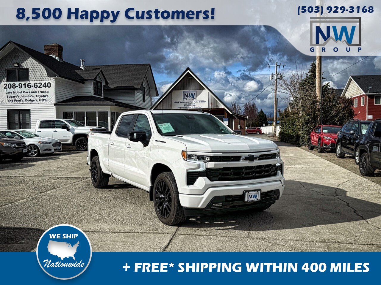 2023 Chevrolet Silverado 1500 RST. Long Bed (6.5 Foot), Duramax Diesel Engine. Very LOW original miles! Brand New. RST-Package ($68k MSRP) - Photo 1 - Post Falls, ID 83854