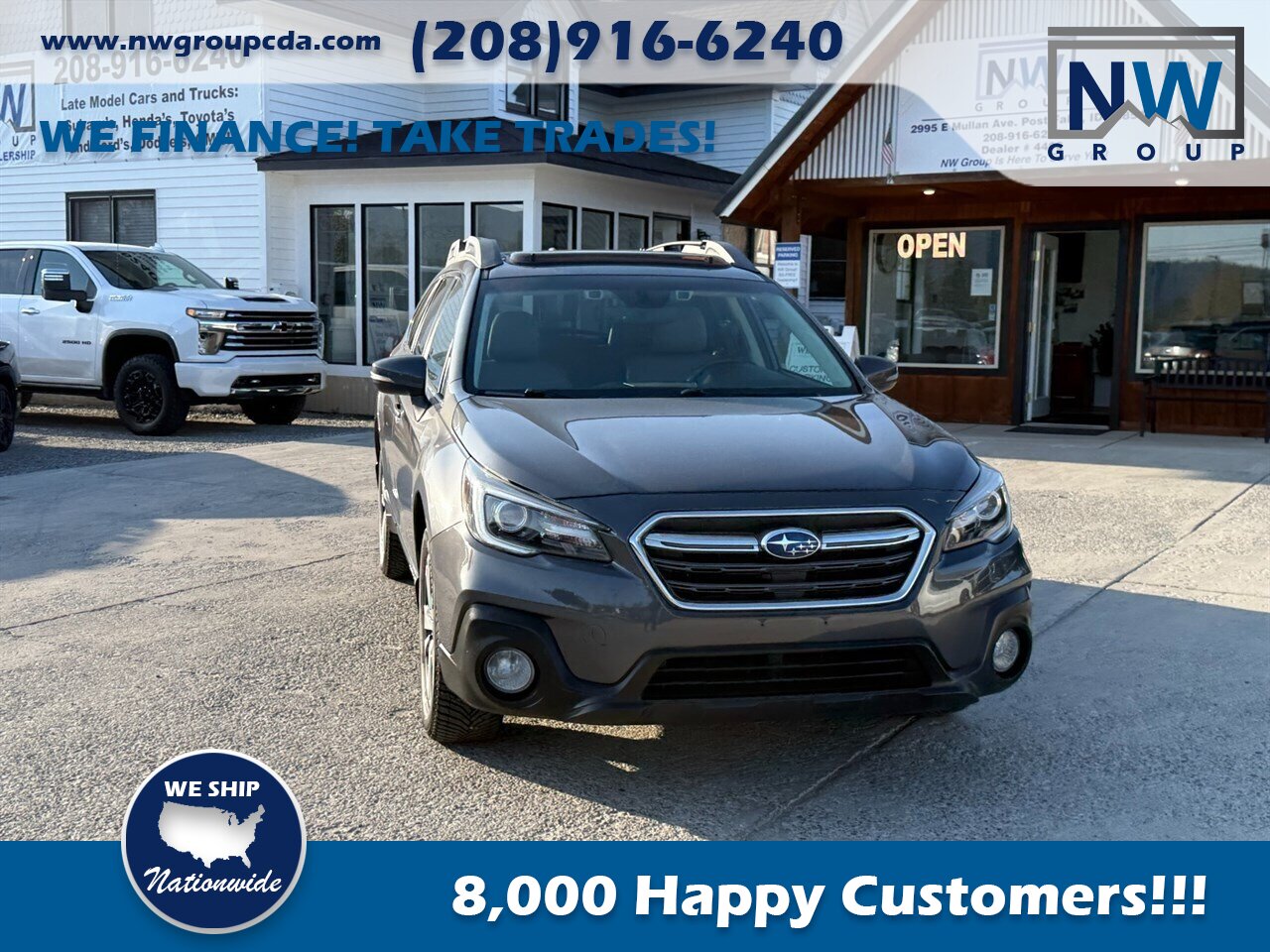 2018 Subaru Outback 2.5i Limited.  65,077 miles. GREEN LIGHT GUARNATEE Vehicle (ask our sales team for more info!) - Photo 2 - Post Falls, ID 83854