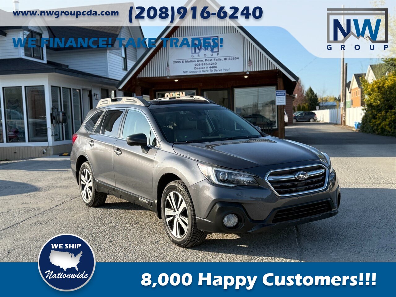 2018 Subaru Outback 2.5i Limited.  65,077 miles. GREEN LIGHT GUARNATEE Vehicle (ask our sales team for more info!) - Photo 1 - Post Falls, ID 83854