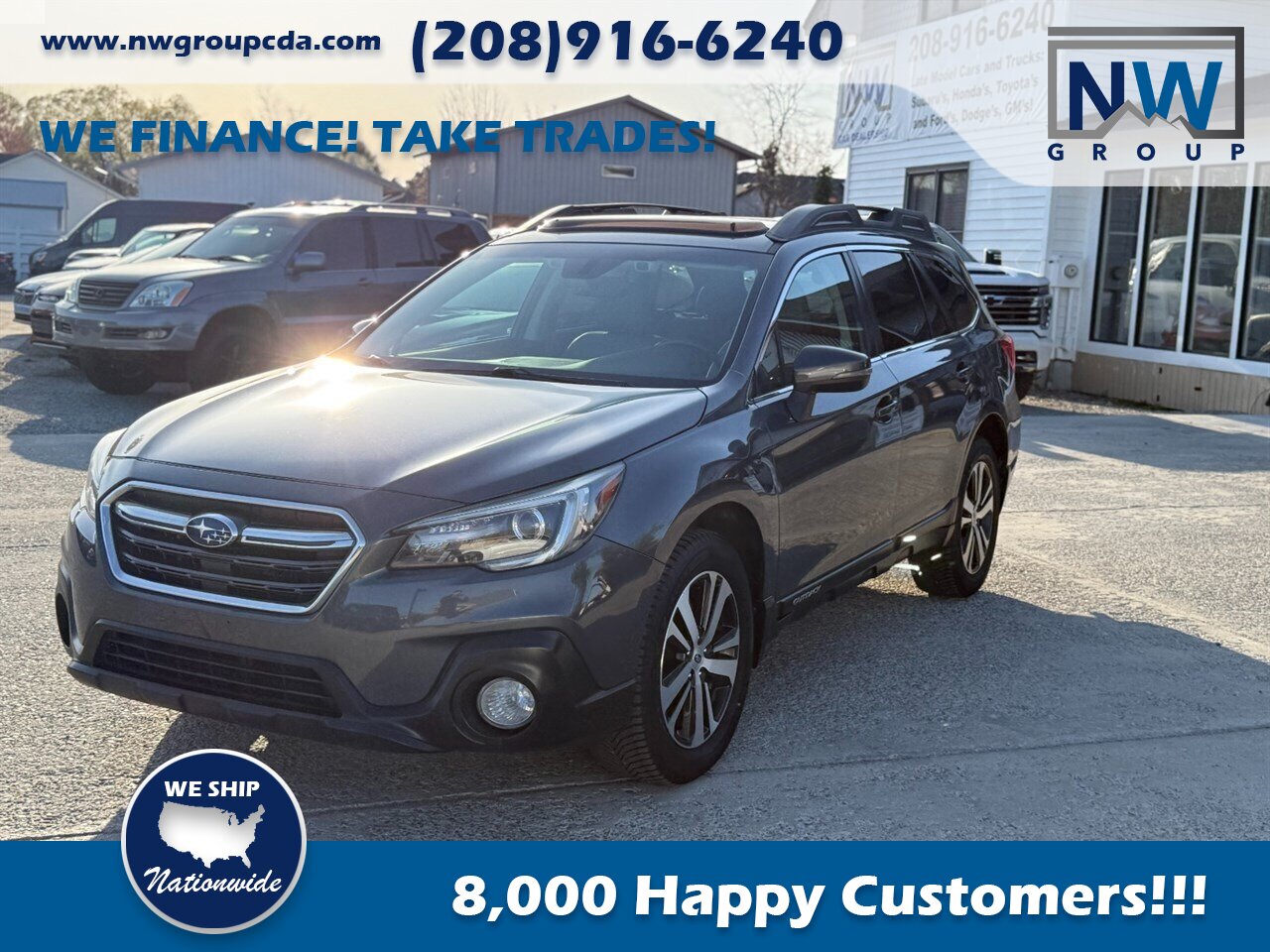 2018 Subaru Outback 2.5i Limited.  65,077 miles. GREEN LIGHT GUARNATEE Vehicle (ask our sales team for more info!) - Photo 3 - Post Falls, ID 83854